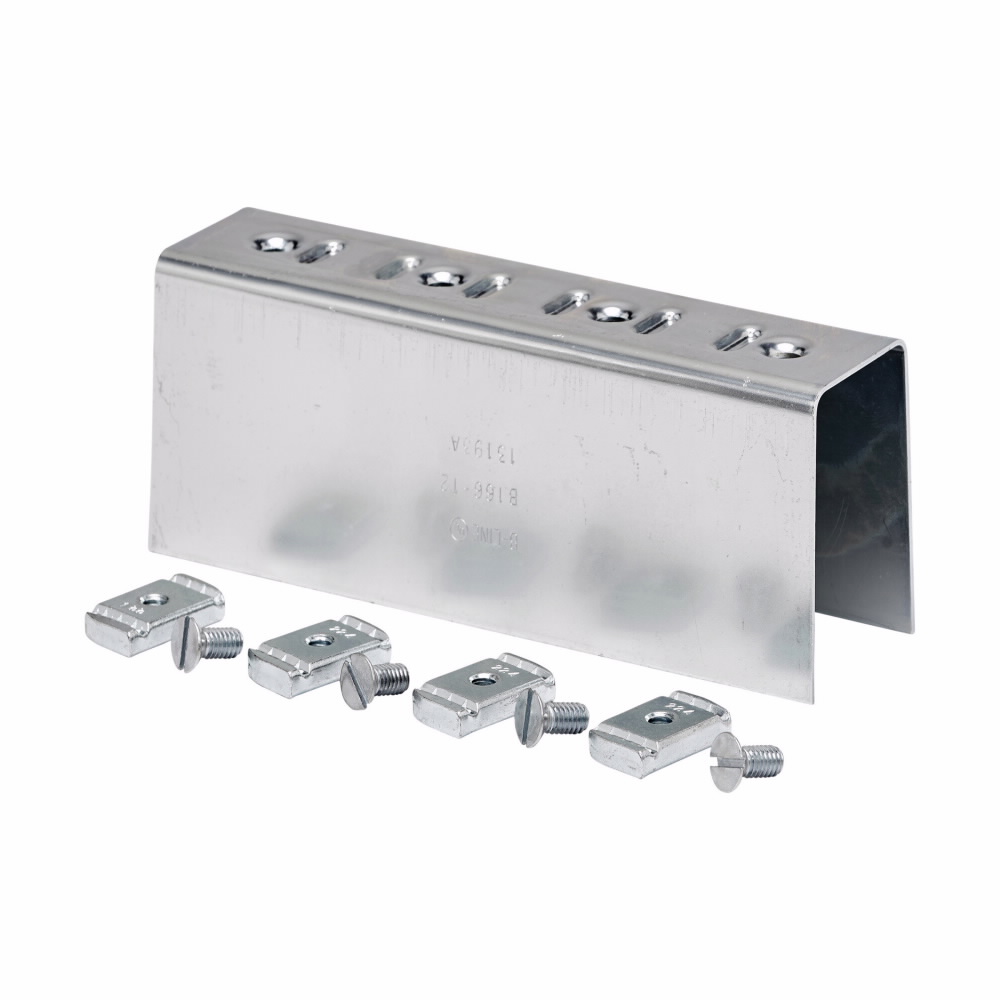 Product image for FOUR HOLE SPLICE CLEVIS, B22, B24 & B26 CHNL, PLTD