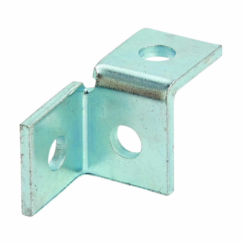 Product image for THREE HOLE SGL CORNER CONNECTION, LEFT HAND, ZN PLTD