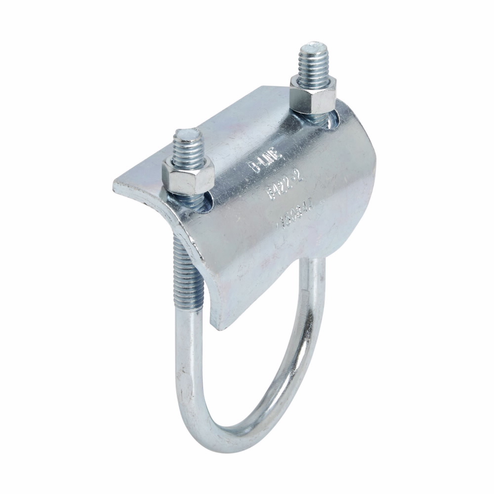 Product image for RIGHT AGL CLAMP, 2", ZN PLTD