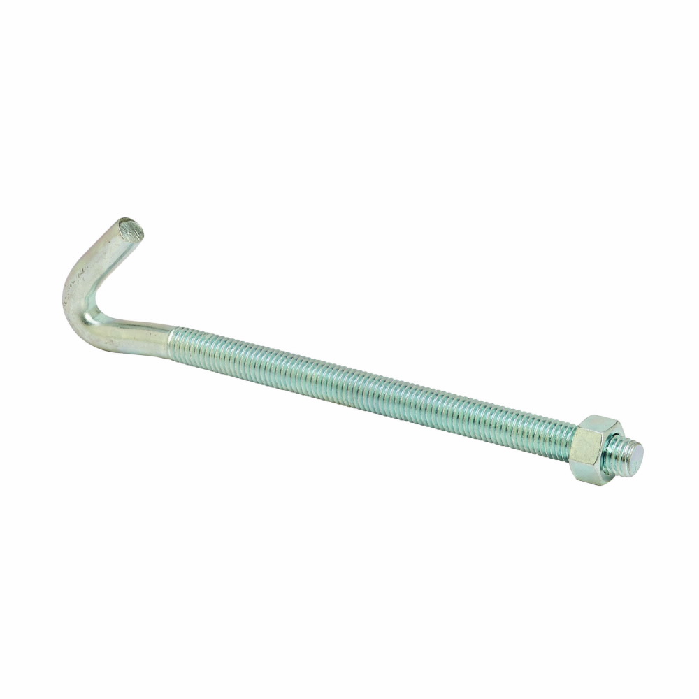 Product image for J-HOOK, 12 3/4" THREAD LEN, ZN PLTD