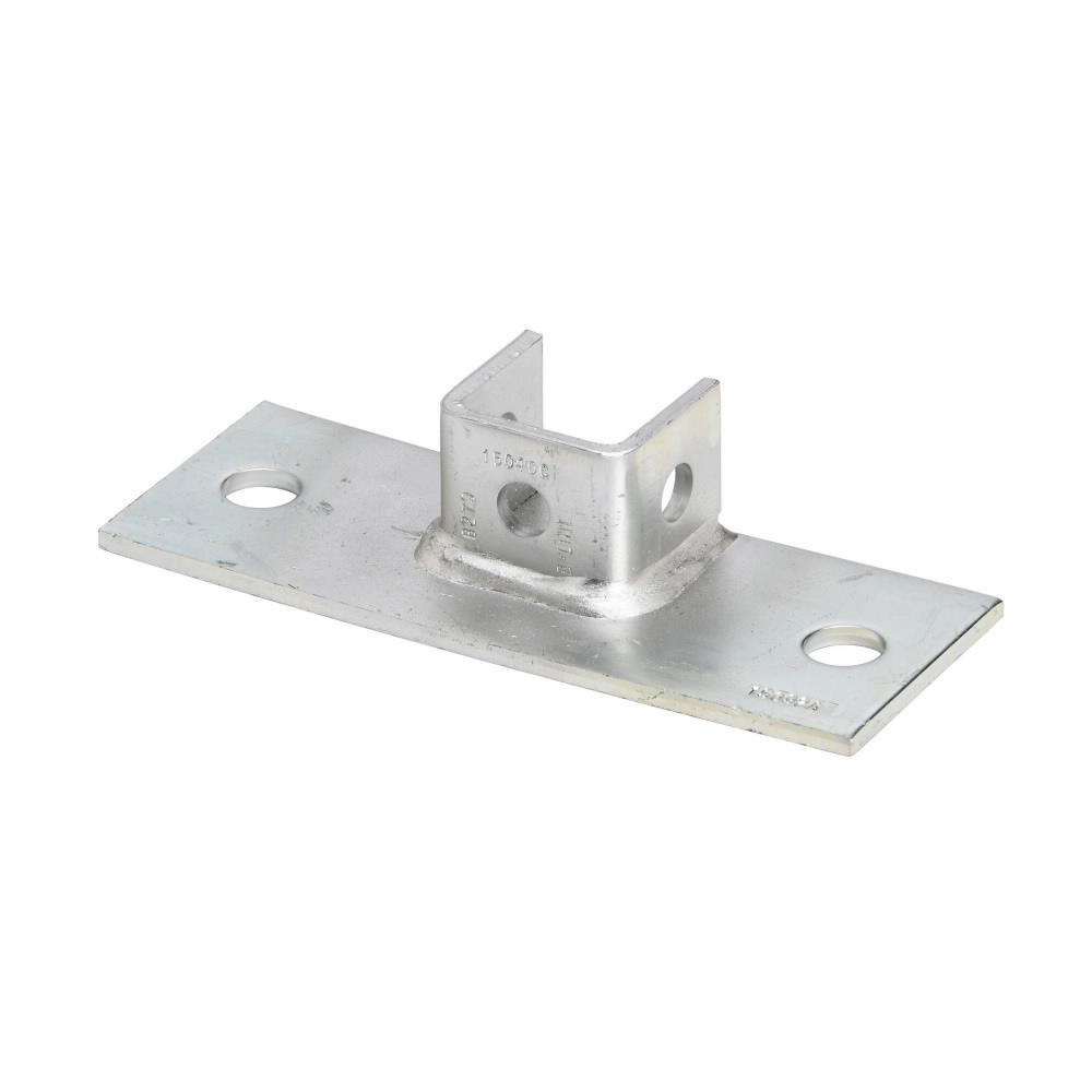 Product image for POST BASE 1 5/8" X 1 5/8" CHNL, 8" X 3 1/8" X 1 5/8"