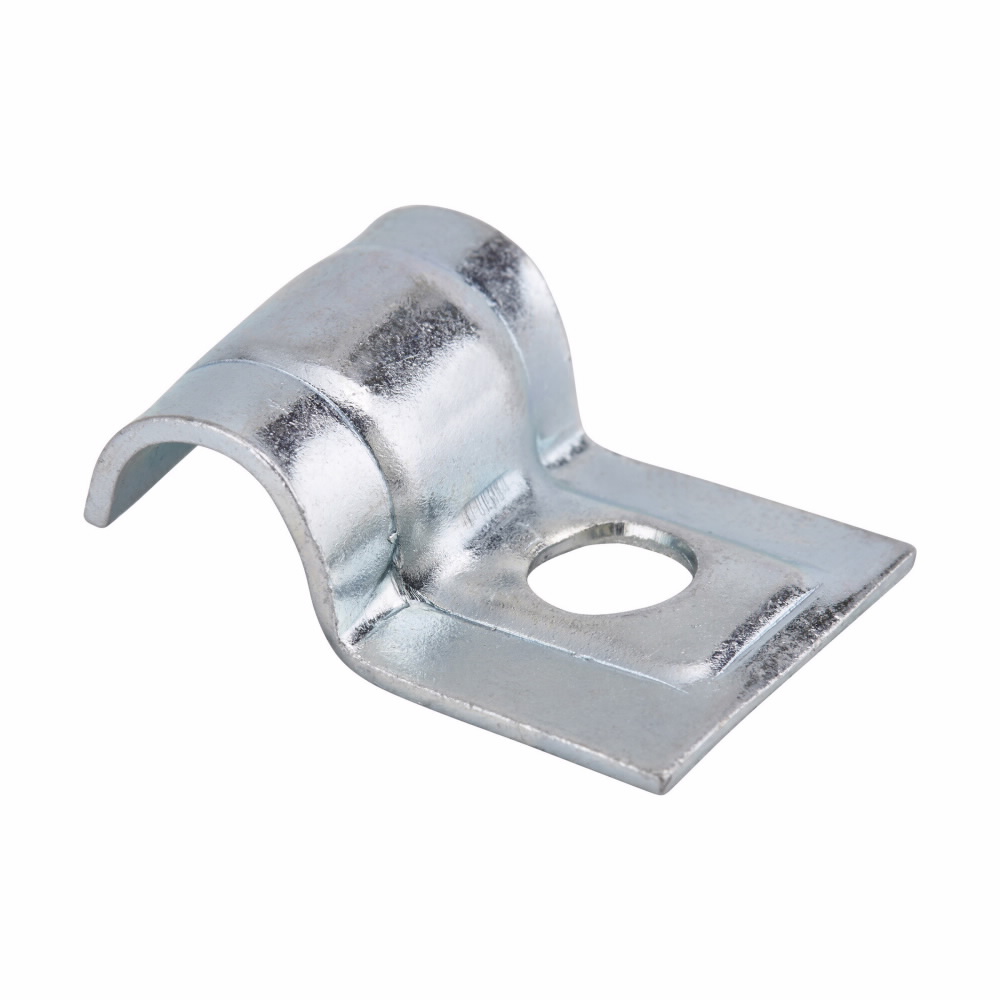Product image for 5/16"-ONE HOLE TUBING STRAP, 5/16", ZN PLTD
