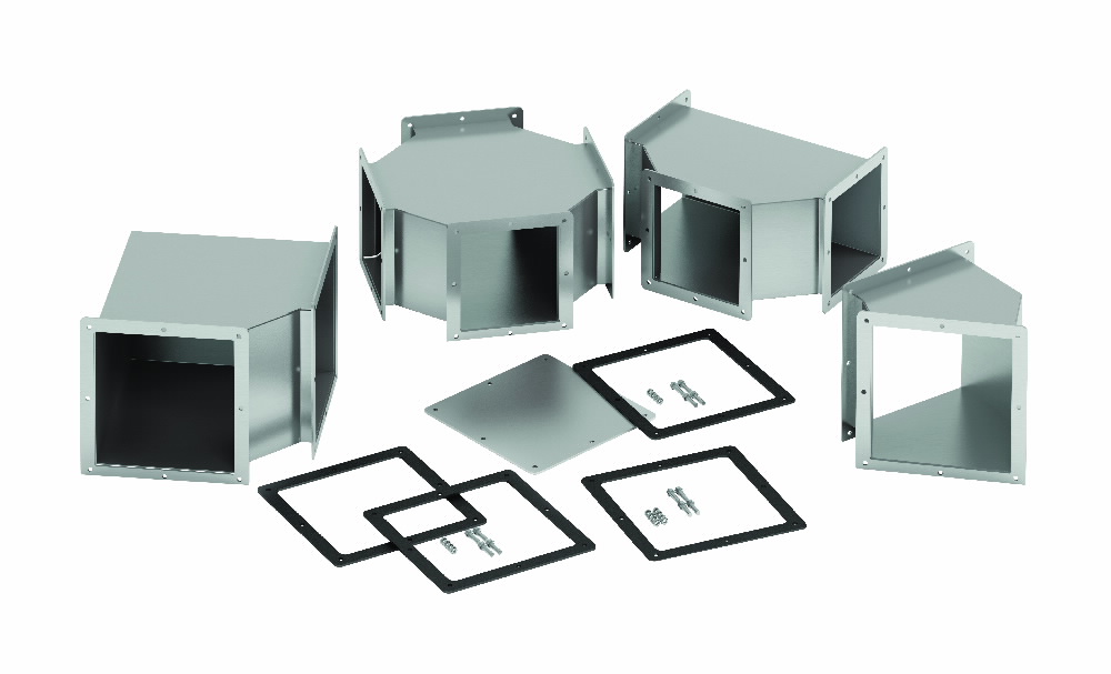 Product image for NEMA 4X FEED-THROUGH REDUCER CTR 6X6 TO 4X4