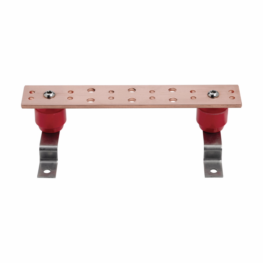 Product image for TELECOMMUNICATIONS GROUNDING BAR ASEMBLY & KIT, 12" LEN