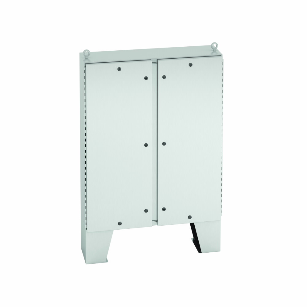 Product image for TYPE 4X SS DD FLOOR-STANDING 1/4 TURN LATCH ENCL 60X60X12