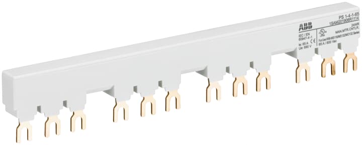 Product image for MS116/132 BUSBAR 65A 4-MMP 1-AUX