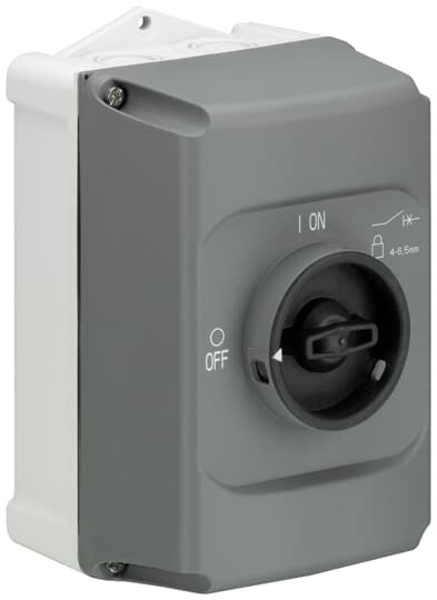 Product image for ENCLOSURE, IP65, 3X LOCKABLE, BLK