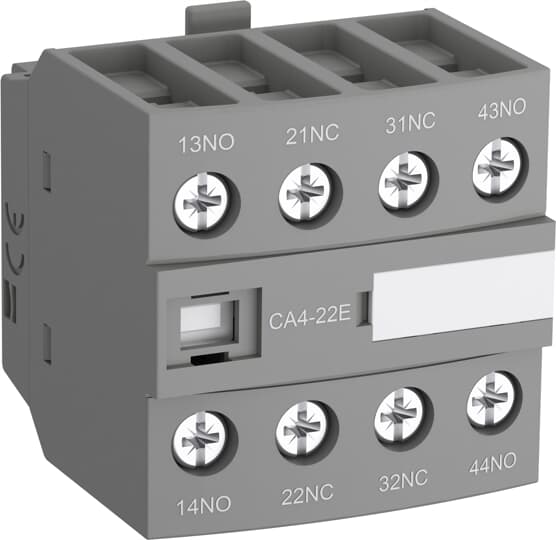 Product image for FRNT MNT AUX, 3NO/1NC, AF09-AF16