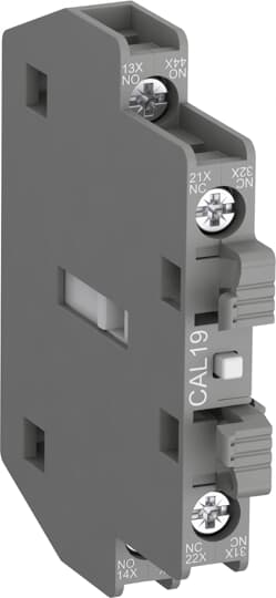 Product image for ABB CAL19-11 CONTACT BLOCK AUX 1/1 AF116- AF370 SIDE