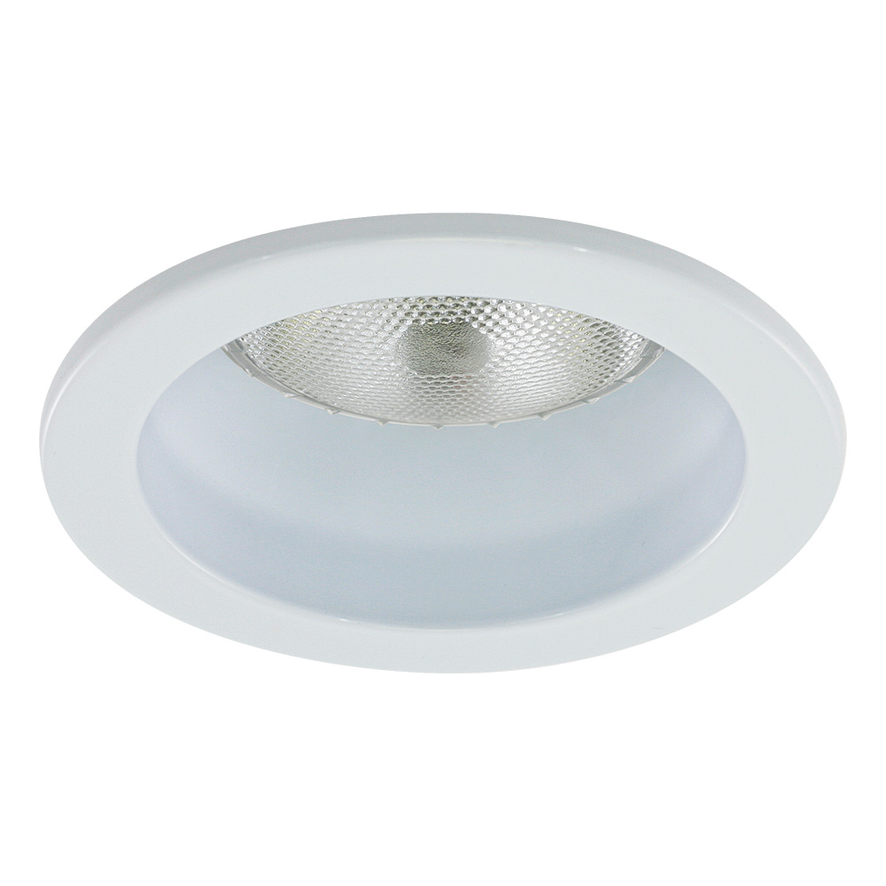 Product image for Trim reflector smooth aluminium white 4"