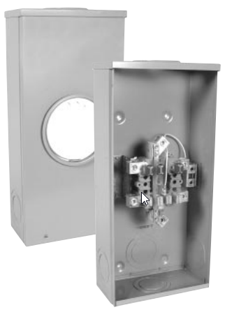 Product image for HYDEL STC703PK METER SOCKET 200A OH 600V 7JAW OVERHEAD PL27INTCV