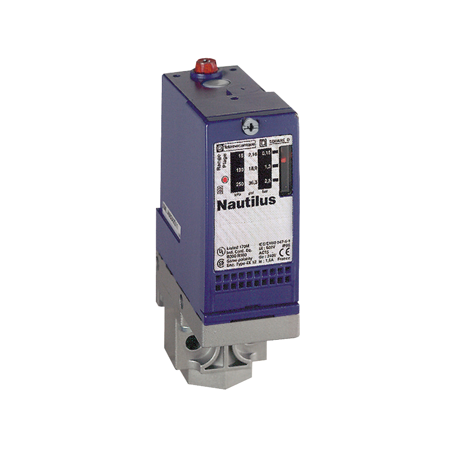 Product image for PRESSURE SWITCH XMLA 160 BAR - FIXED SCALE 1 THRESHOLD - 1 C/O