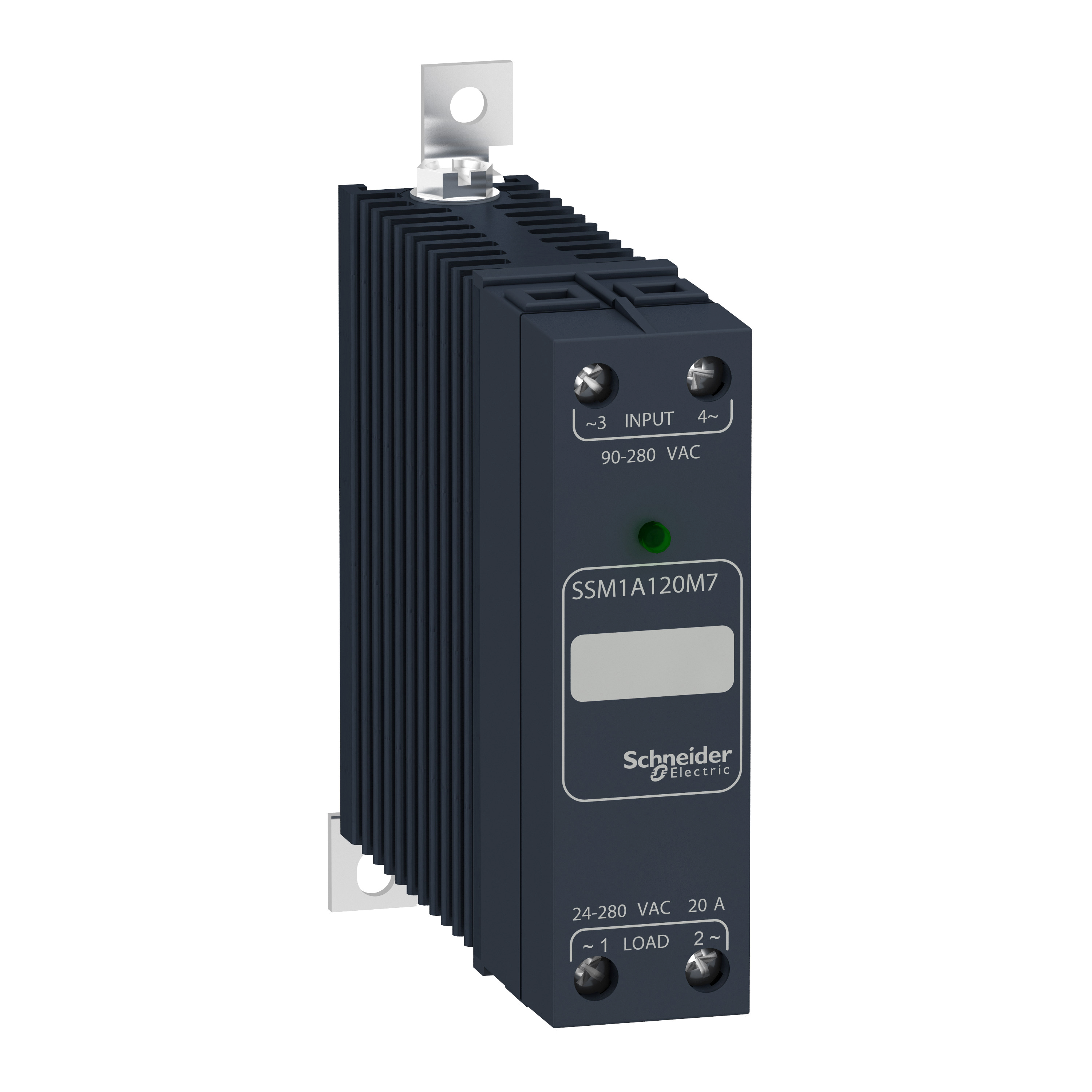 Product image for HARMONY, SOLID STATE MODULAR, HARMONY SOLID STATE RELAYS,RELAY, 30 A, DIN RAIL MOUNT, ZERO VOLTAGE SWITCHING, INPUT 4...32 V DC, OUTPUT 48...660 V AC