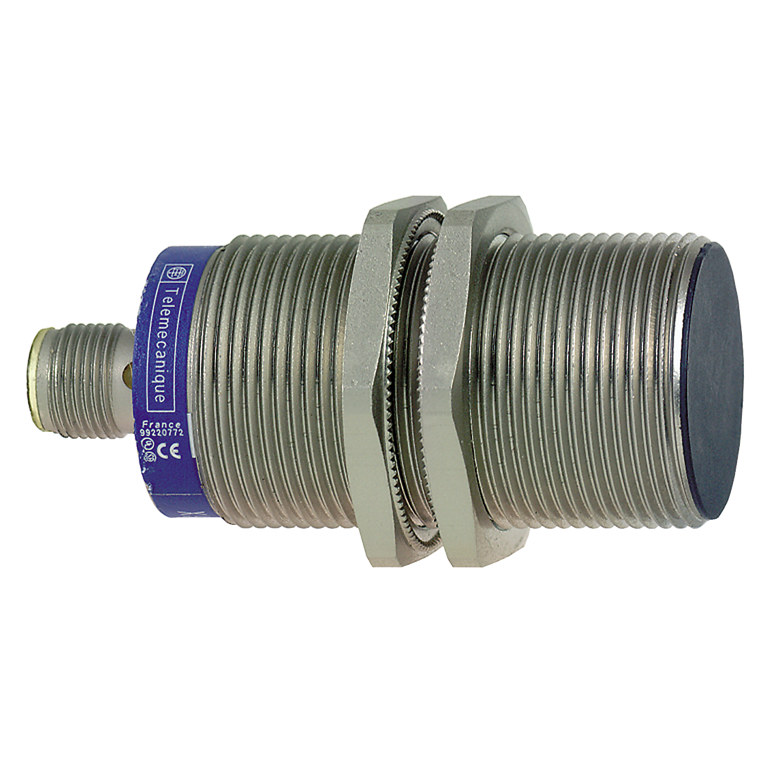 Product image for INDUCTIVE PROXIMITY SENSORS XS, INDUCTIVE SENSOR XS6 M30, L74MM, BRASS, SN15MM, 12...48 VDC, M12
