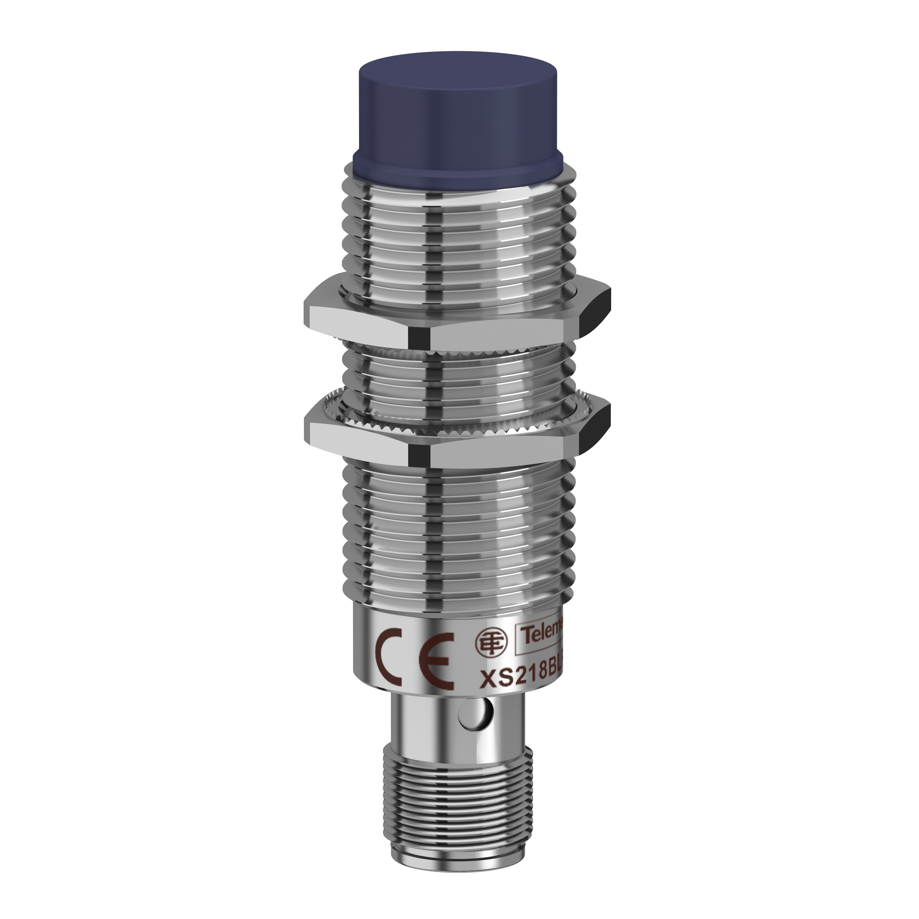 Product image for INDUCTIVE SENSOR XS2 M18, L64MM, BRASS, SN8MM, 12..24VDC, M12