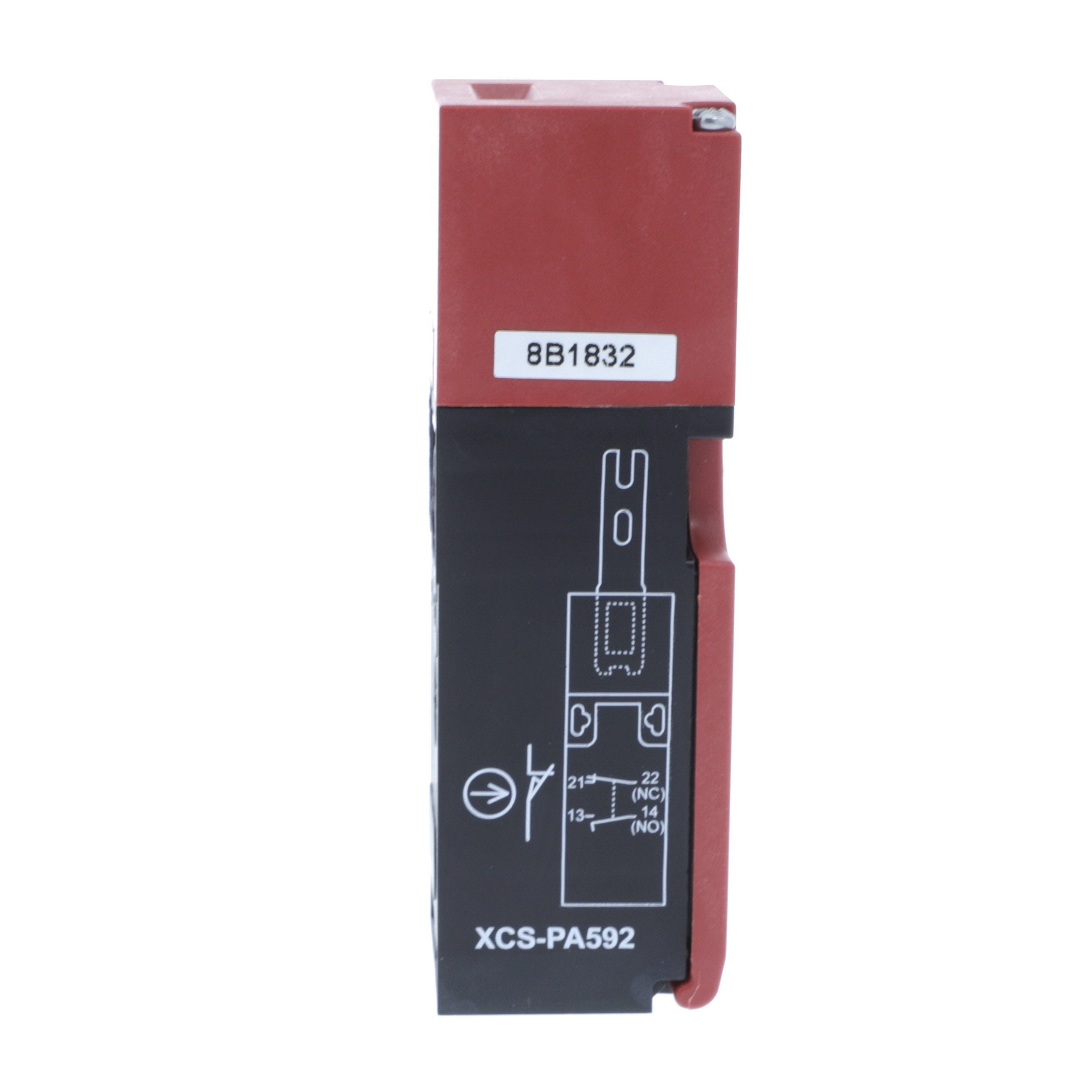 Product image for SAFETY SWITCH, TELEMECANIQUE SAFETY SWITCHES XCS, PLASTIC XCSPA, 1 NC + 1 NC, SLOW BREAK, 1 ENTRY TAPPED 1/2" NPT