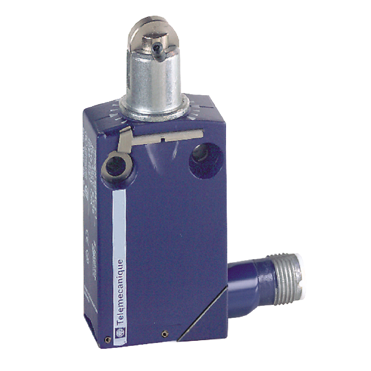 Product image for LIMIT SWITCH, LIMIT SWITCHES XC STANDARD, XCMD, STEEL ROLLER PLUNGER, 1NC+1 NO, SNAP, M12