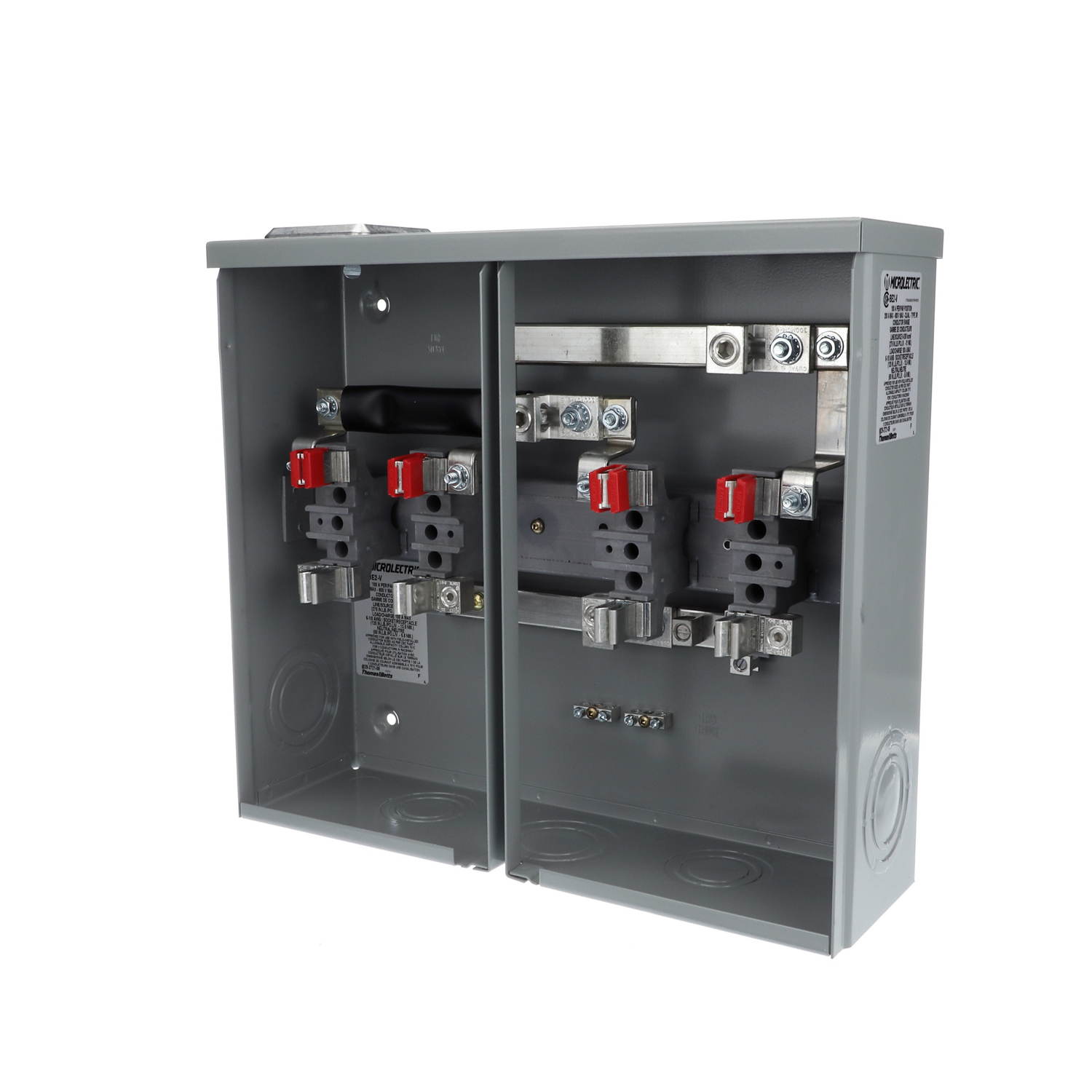 ABB BE2V Microlectric® MultiPosition Meter Socket 200 A, 1 PH, 600 V