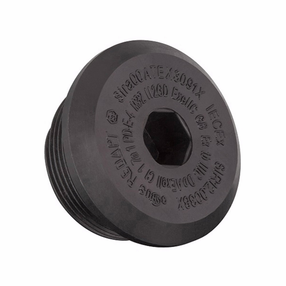 Product image for 3/4 NPT PLUG DOME HEAD GF NYLON UNPLATED