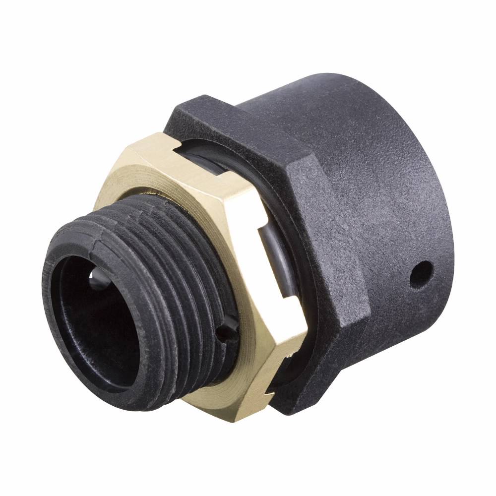 Product image for 1/2 NPT BREATHER/DRAIN GF NYLON 15MM THD 3 HOLES W/NUT
