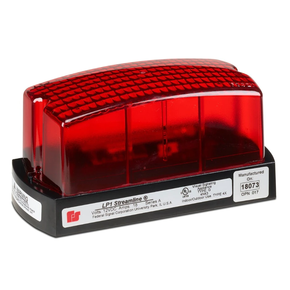 Product image for STROBE LOW PROFILE 24VDC RED