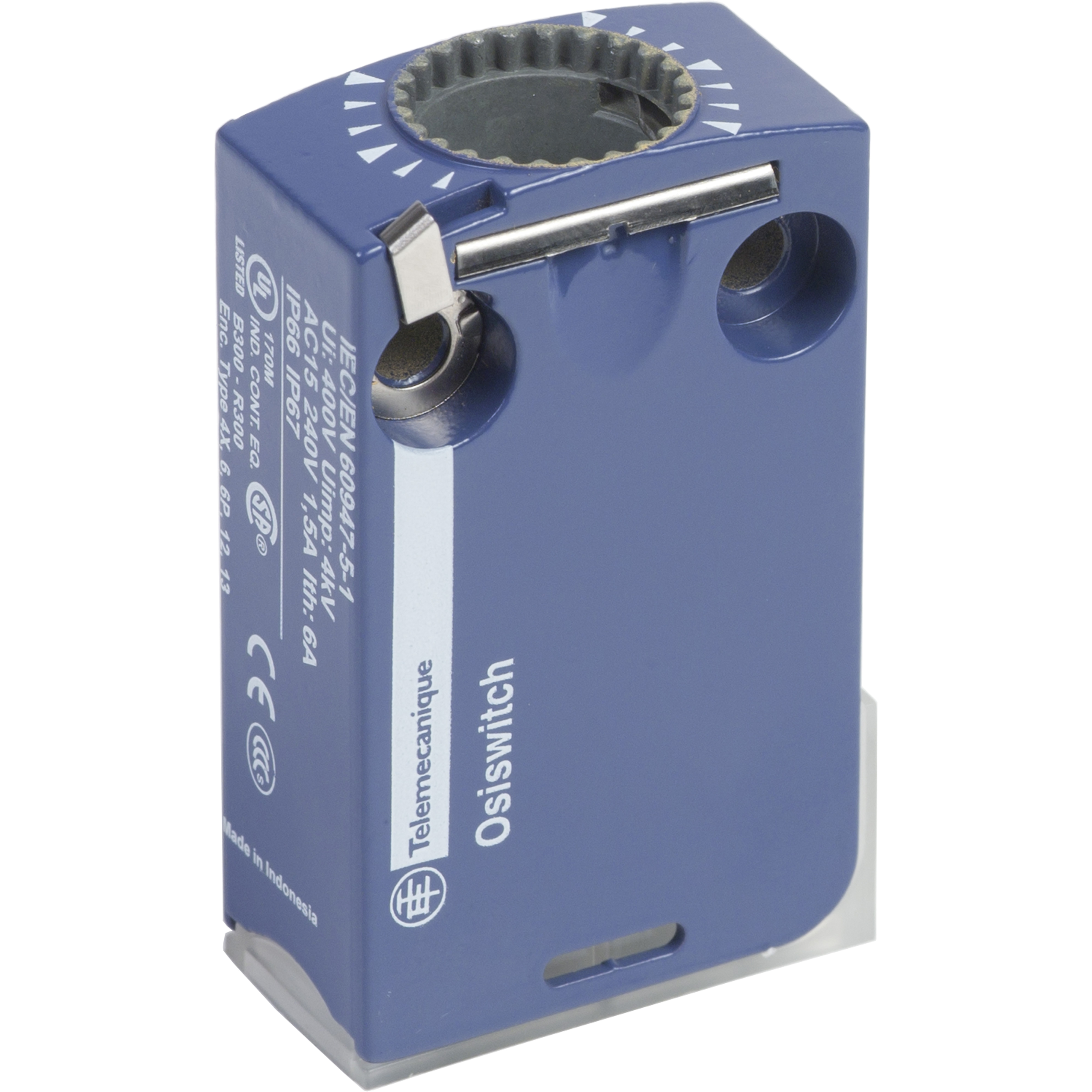 Product image for LIMIT SWITCH BODY, LIMIT SWITCHES XC STANDARD, ZCMD, 1NC+1 NO, SILVER, SNAP ACTION