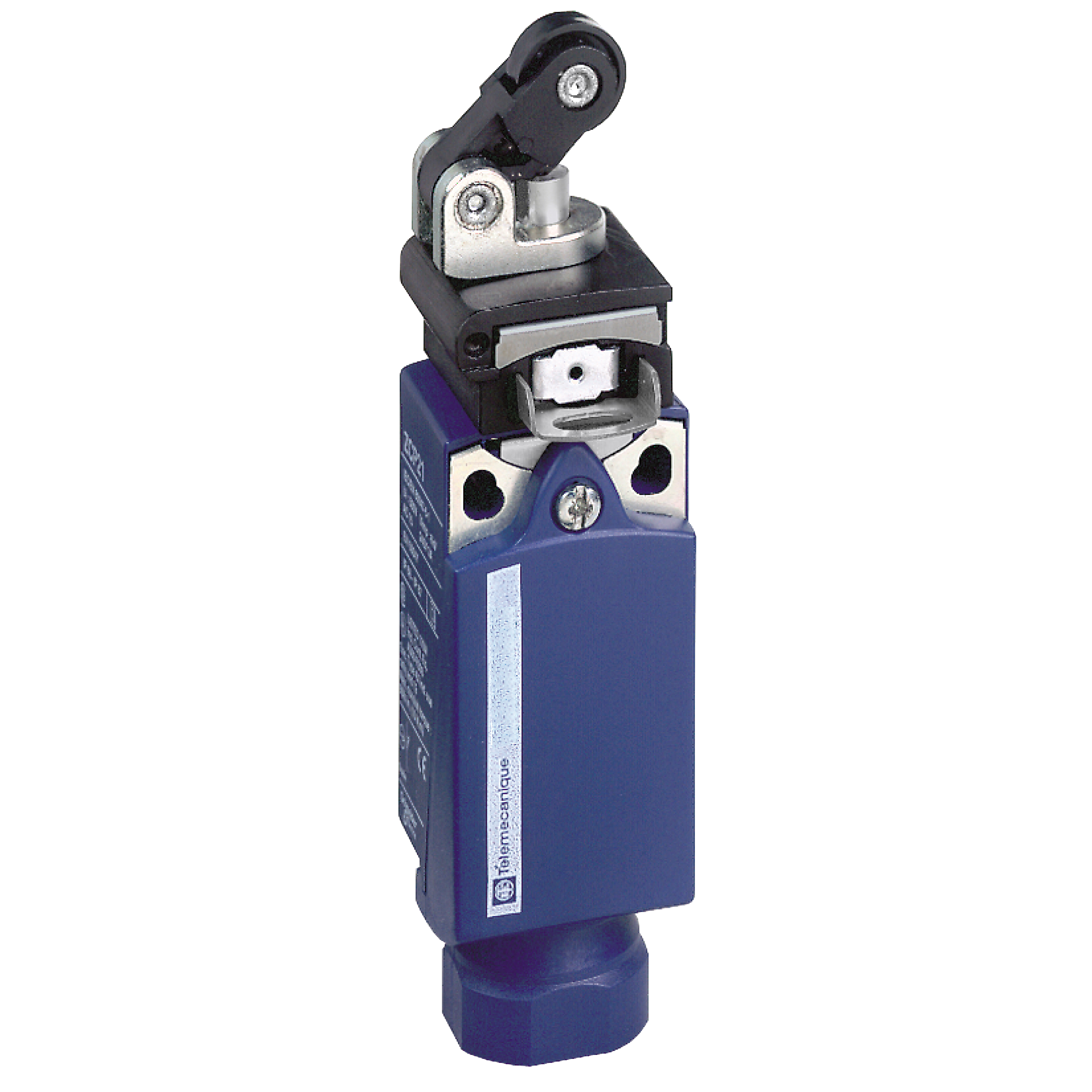 Product image for LIMIT SWITCH, LIMIT SWITCHES XC STANDARD, XCPR, THERMOPLASTIC PLASTIC ROLLER LEVER PLUNG. HOR, 1NC+1 NO, SNAP, M20