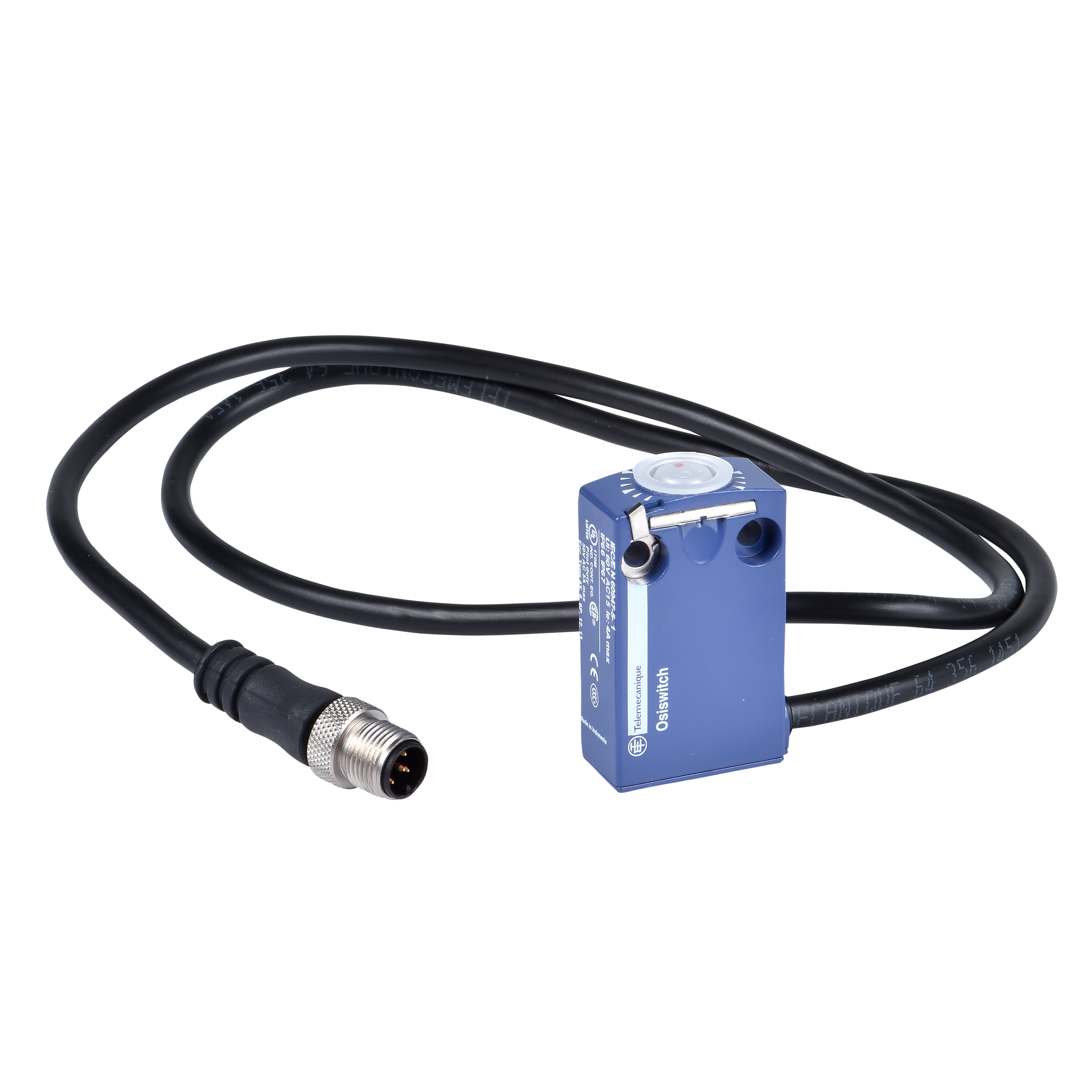 Product image for LIMIT SWITCH BODY, LIMIT SWITCHES XC STANDARD, ZCMD, 1NC+1 NO, SILVER, SNAP ACTION, CONNECTION, M12 0.8 M