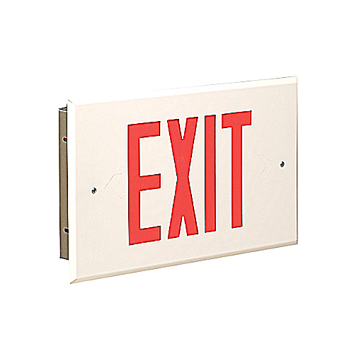 Product image for LED ALUM EXIT 120/347VAC 6-24VDC