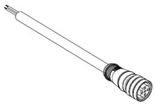 Product image for MIC 3P FP 4M #22AWG PVC DC