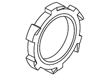 Product image for #1/2-14 NPT LOCKNUT