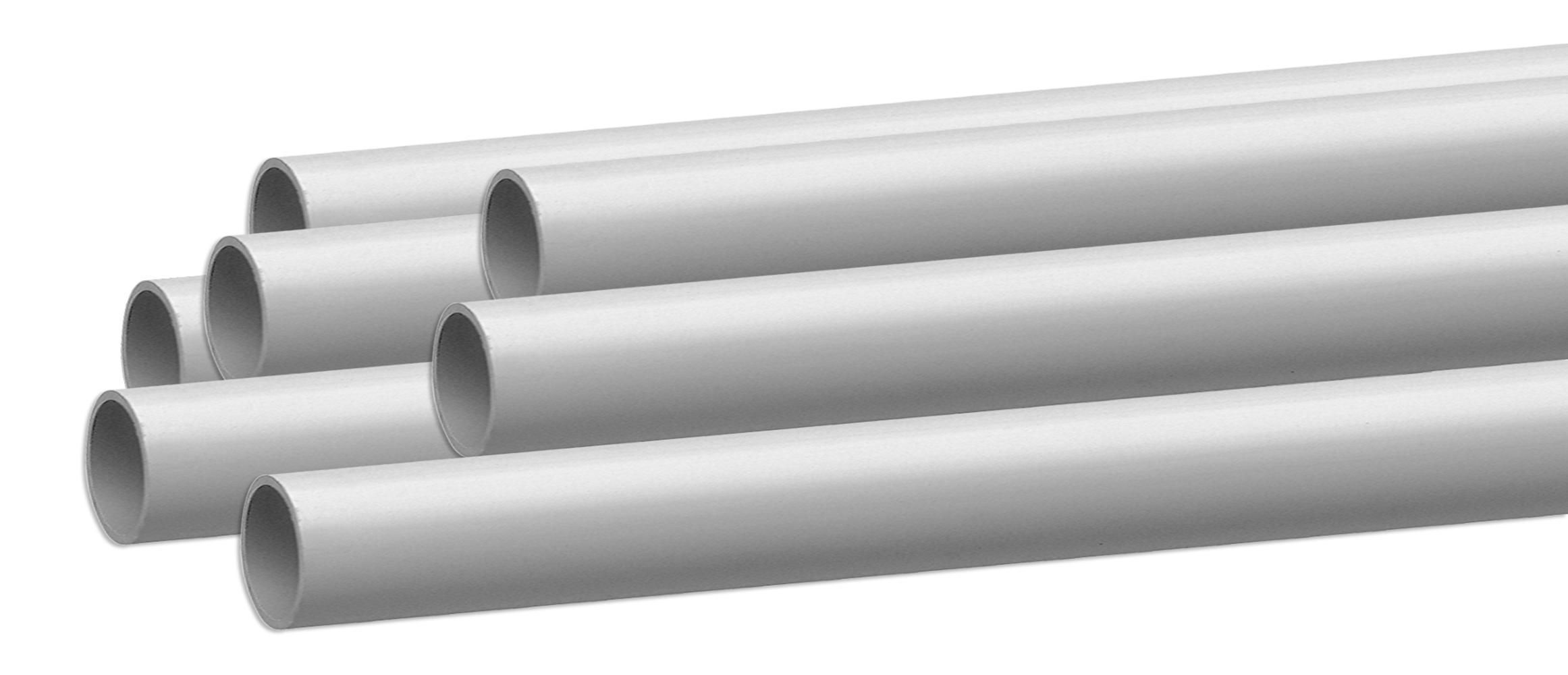 IPEX Bow Solid PVC Pipe, 4-in x 10-ft