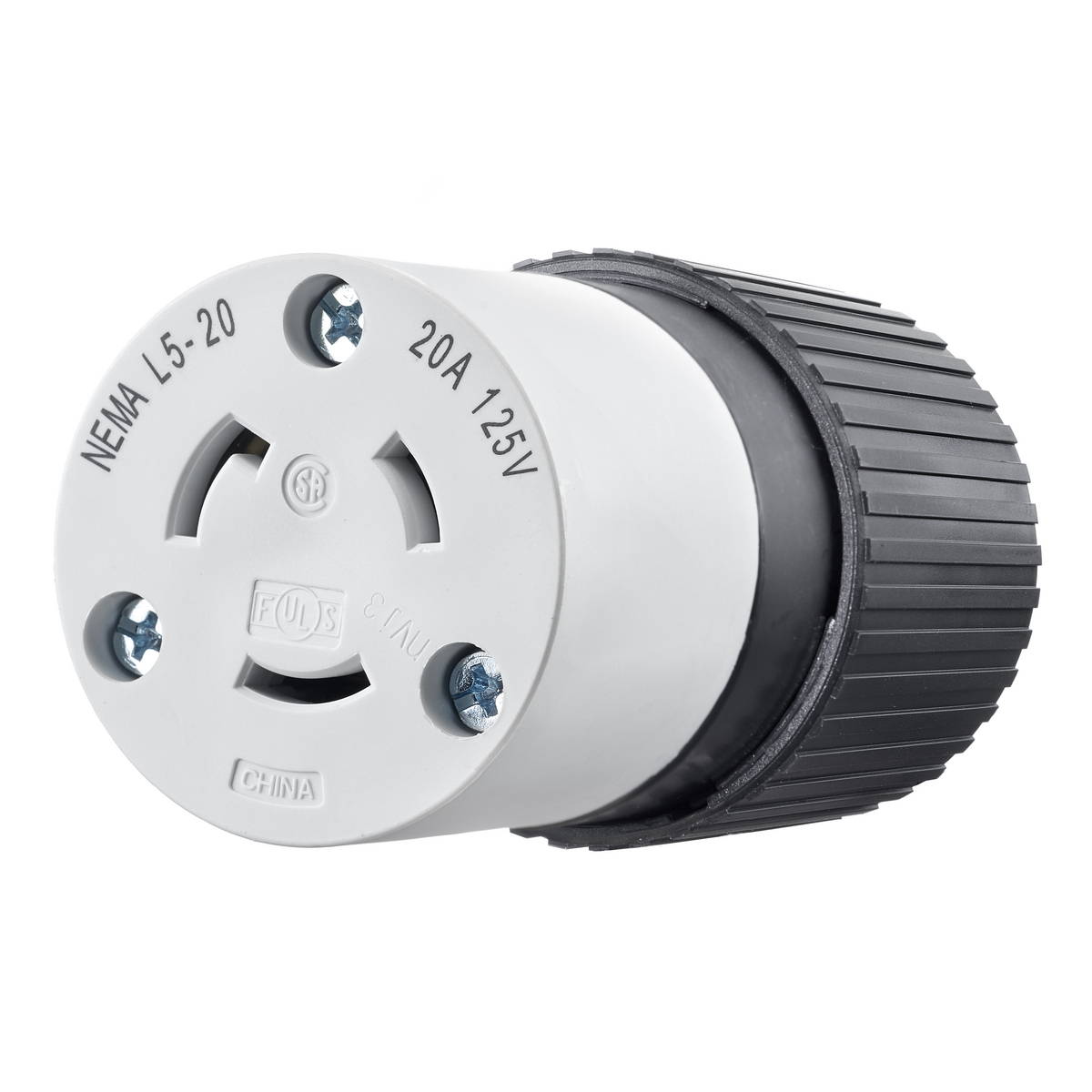 Product image for LKG CONN, 20A 125V, L5-20R, B/W, CN