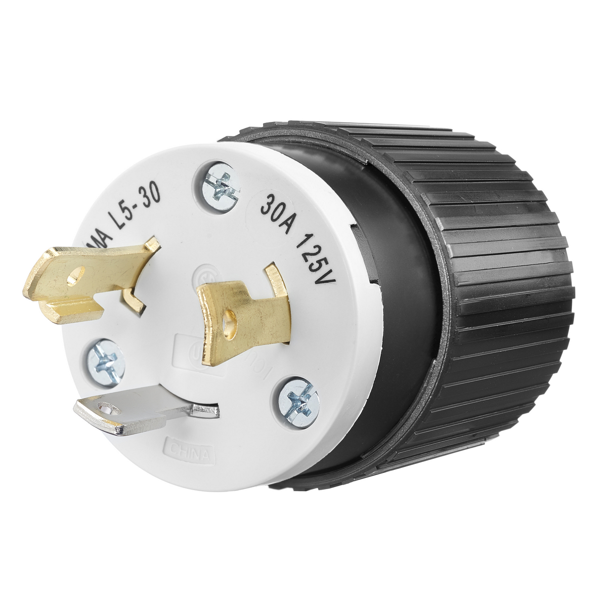 Product image for LKG PLUG, 30A 125V, L5-30P, B/W, CN