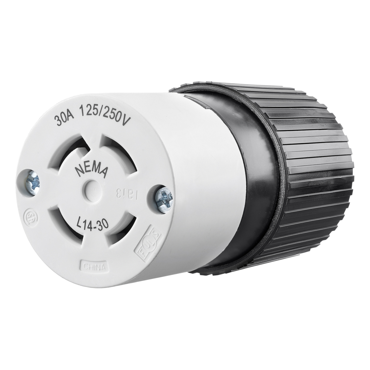 Product image for LKG CONN, 30A 125/250V, L14-30R,B/W, CN