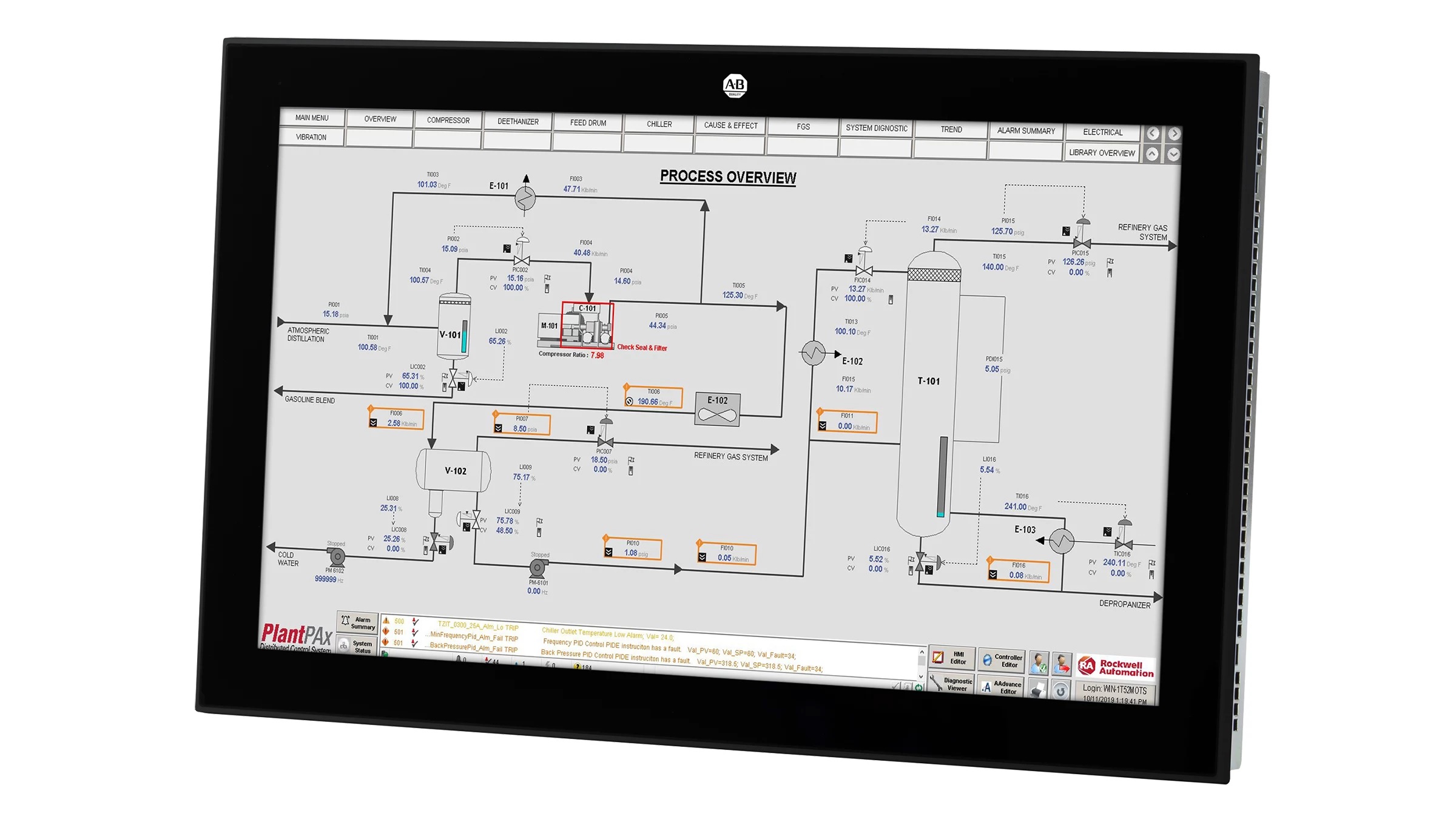 Product image for ASEM 6300M 21.5 IN. ALUMINUM MONITOR