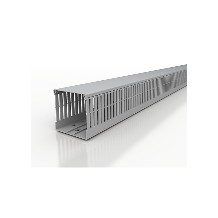 Product image for 2-1/4"X4" E-DUCT GRY 6'6"PC C/W CVR (8pcs/Case)