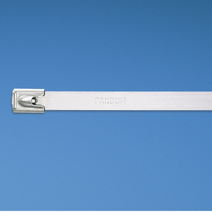 Product image for Pan-Steel® MLT2H-TL Cable Tie, SS 304, Natural, Heavy, 2" Dia., PK250