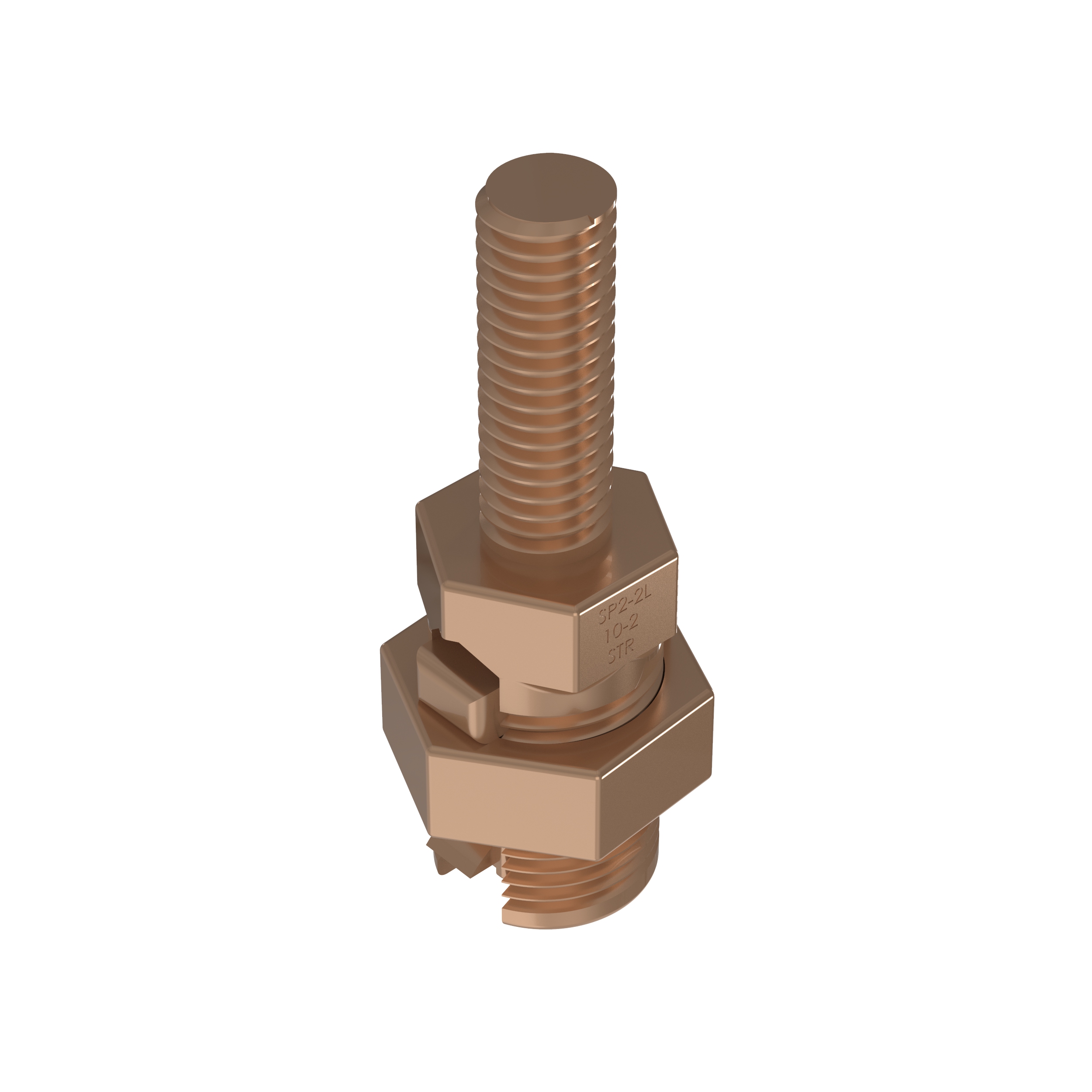 Product image for StructuredGround™ SP2-2L-C Grd Con-Service Post, Male Stud, Two-Conductors, 2L