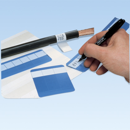 Product image for StrongHold™ PSCC-5Y Self Laminating Wire Marker Card