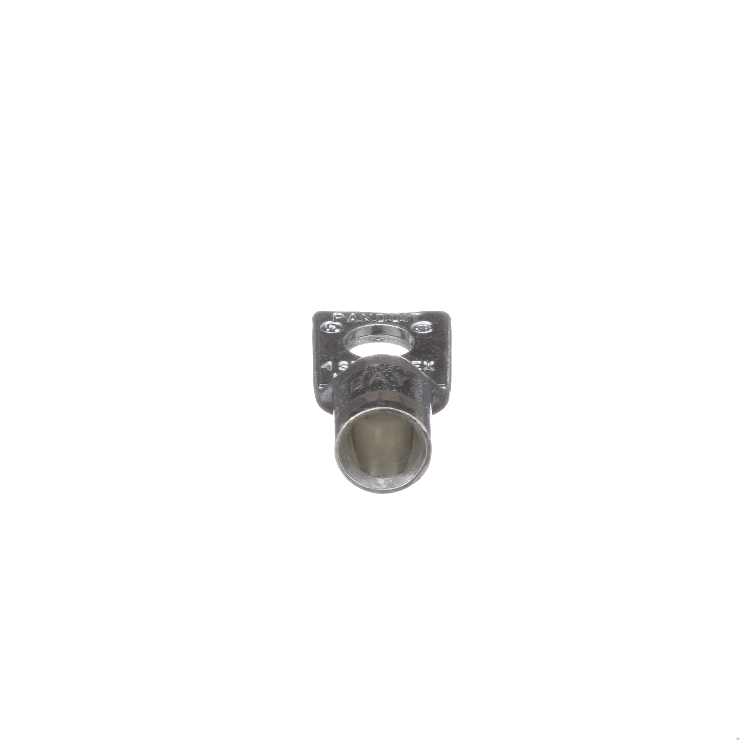 Product image for Pan-Lug™ LCAX4-14-L Comp. Lug, Flex, Tin Plt Copper, Strt, One 1/4" Stud, PK50