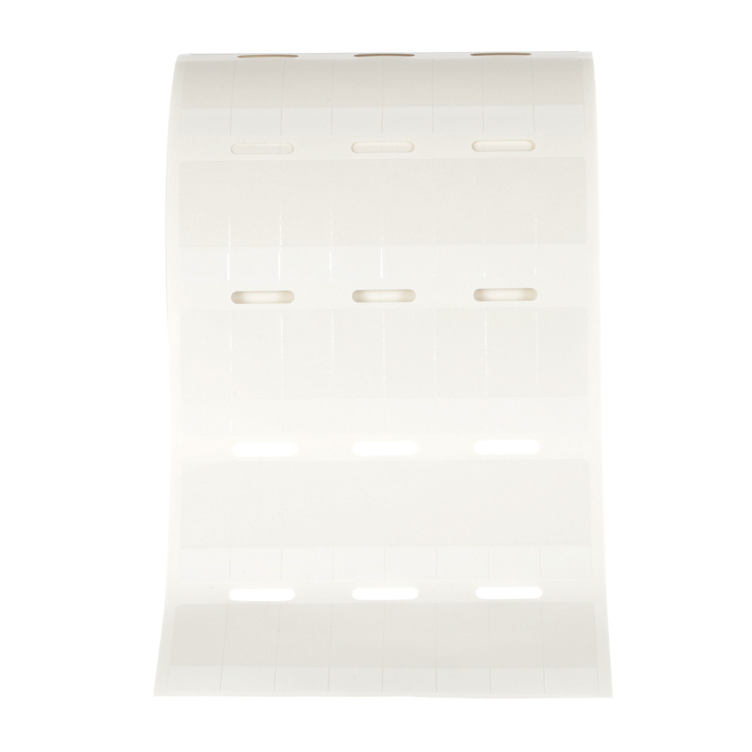 Product image for S050X150VA1Y Self-Lam, Vinyl, Wht, 5000 Lbls, 1" core, TT, 1.5"x.5", 0.5" PO H