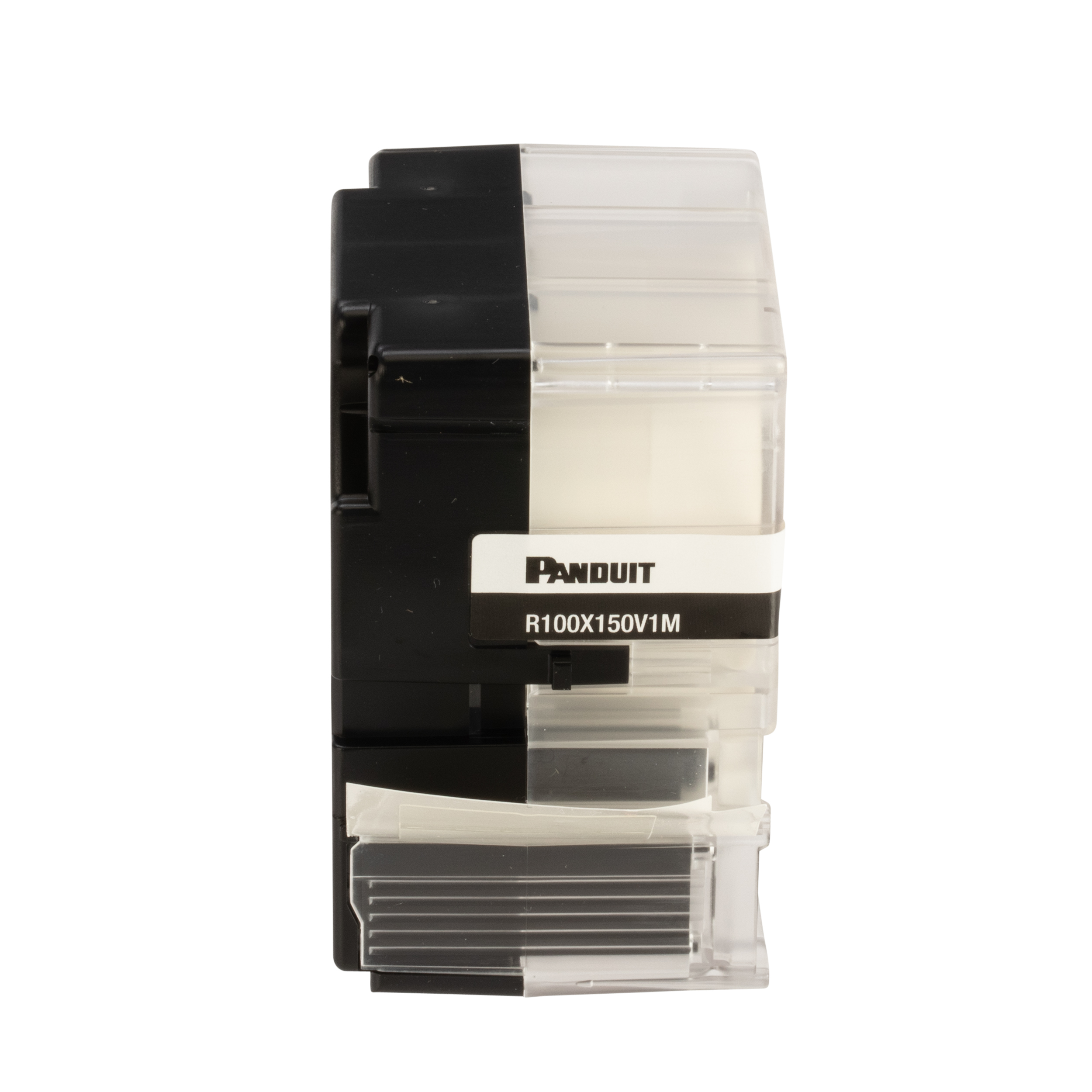 Product image for PXE™ R100X150V1M MP Printer Turn-Tell Label, Vinyl, White, 1.5"x1", 0.5"POH