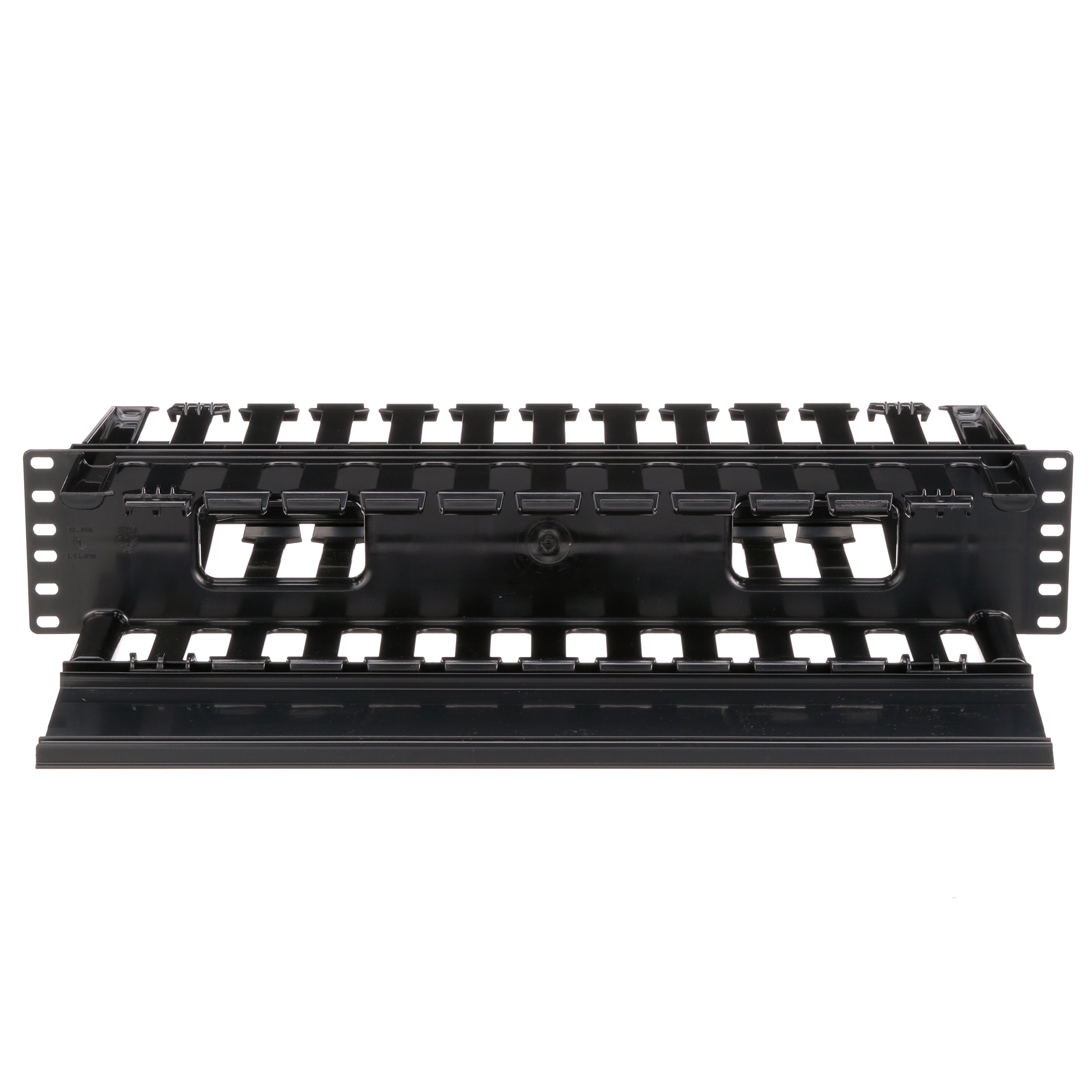 Product image for Cable manager horizontal dual-sided 19x8.9x3.5"