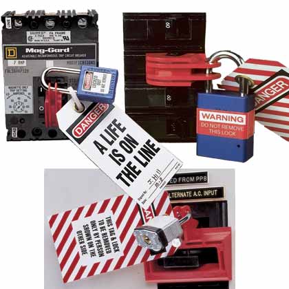 Product image for PSL-CB-3PC Circuit Breaker Lockout