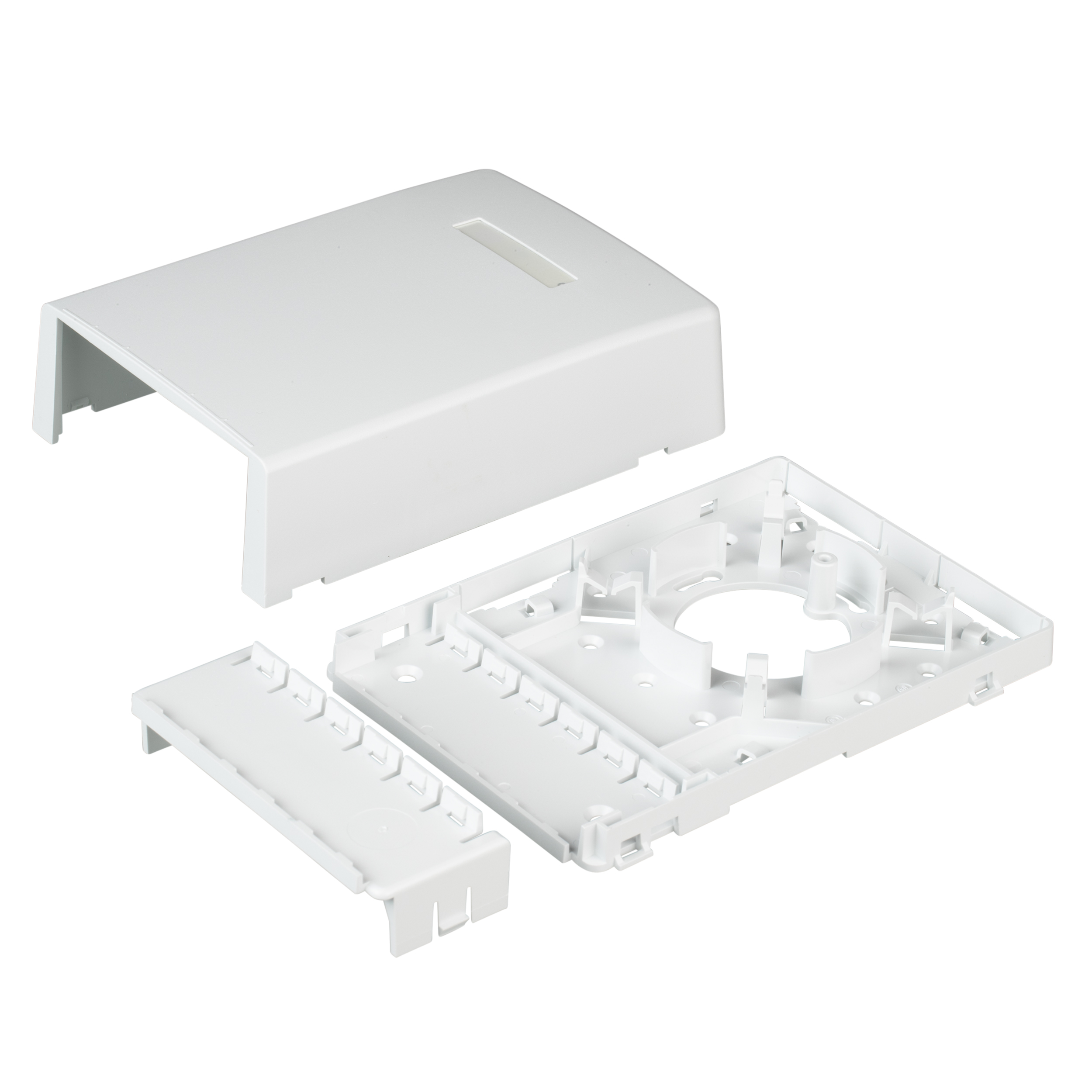 Product image for PANDUIT CBXF12WH-AY MINI-COM. SURFACE MOUNT BOXES WITH FIB