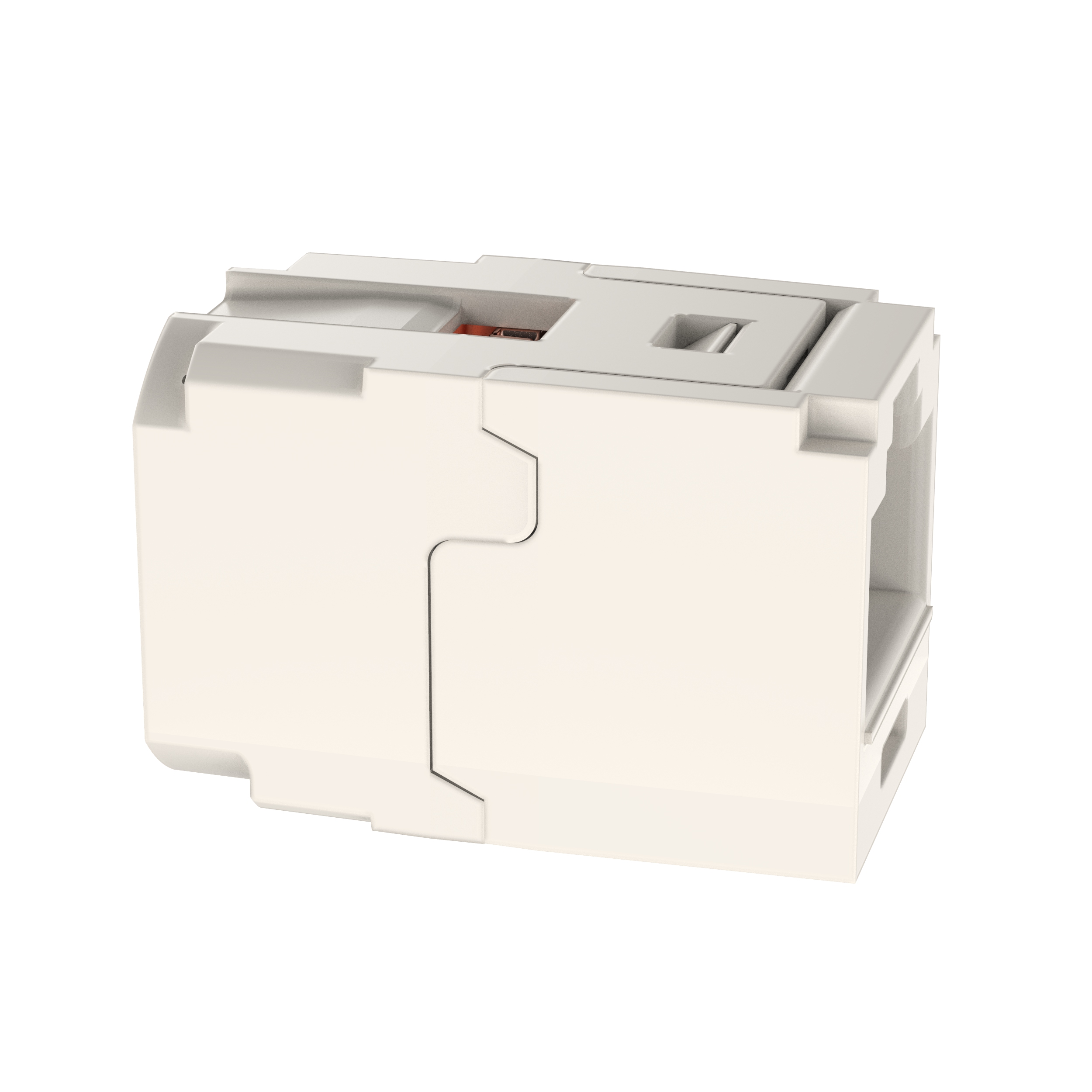 Product image for PANDUIT CC5E88IW MODULE COUPLER UTP CAT5E RJ45 8POSITION MINICOM