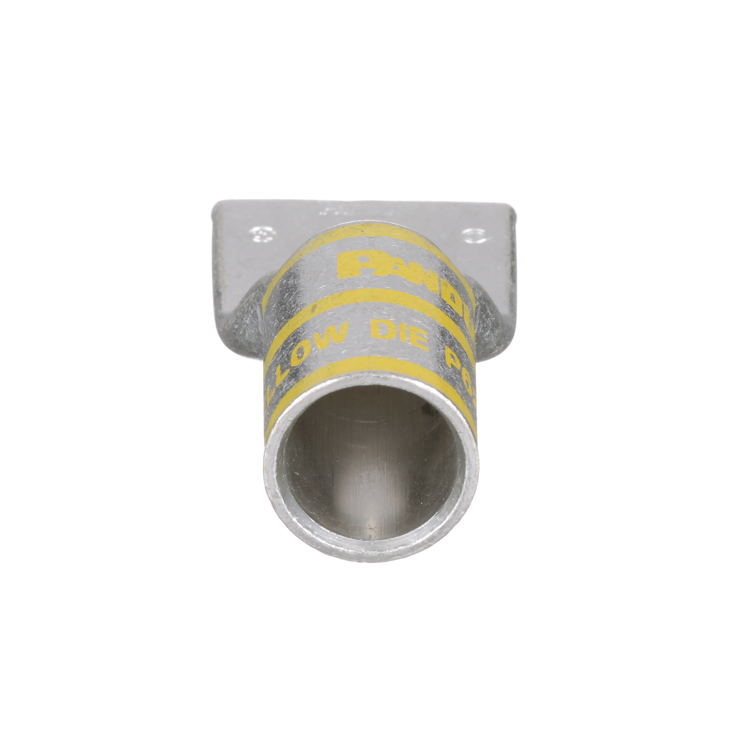Product image for Lug window 1-hole standard-barrel copper 250KCMIL yellow 3/8"