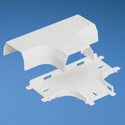 Product image for Surface Raceway, T-45 Tee Fitting, White