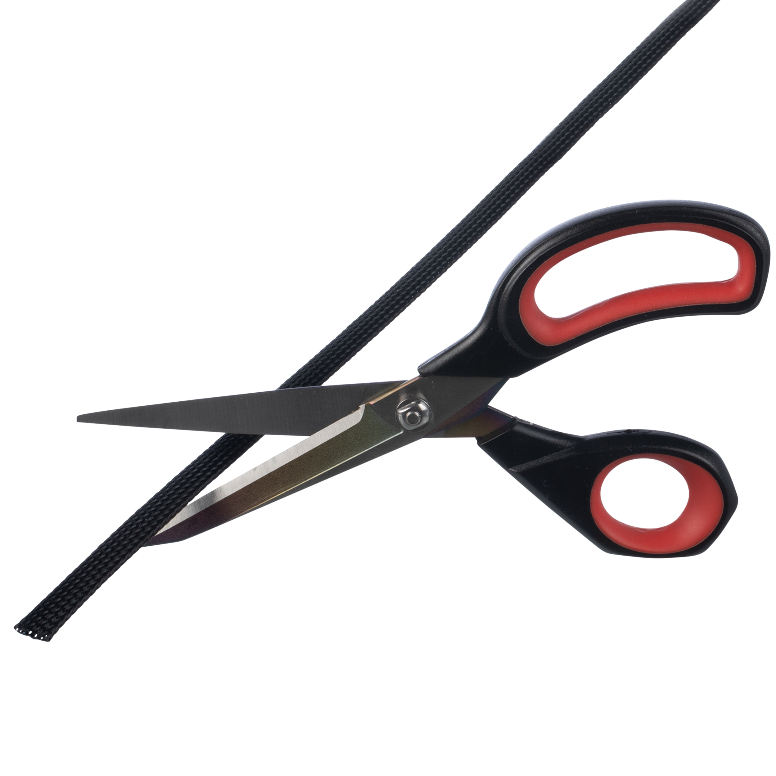 Product image for SE38PSC-TR0 Fray Resistant Sleeving, Black, PET, 0.38" Nom Dia., 200', PK1